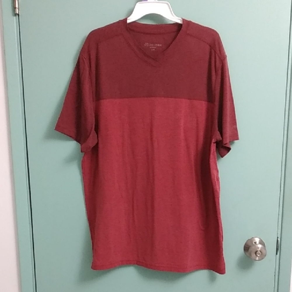 Cloudveil Burgandy Short Sleeve Tee Casual Comfort Mens SIZE L